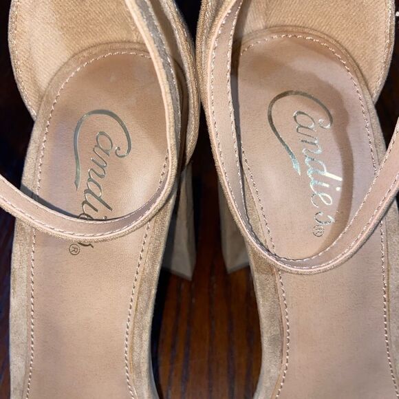 Woman’s candies platform strap heels - Picture 3 of 8